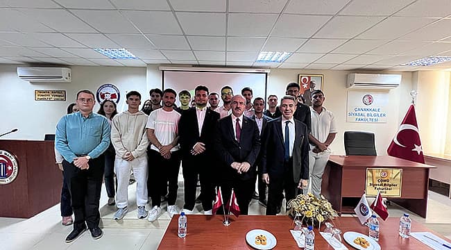 Çanakkale Valisi ÇOMÜ'de Öğrencilerle Buluştu