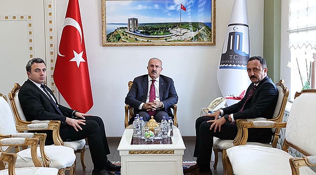 Çanakkale Başsavcısı ve Adalet Komisyonu Başkanı Valiyi Misafir Etti