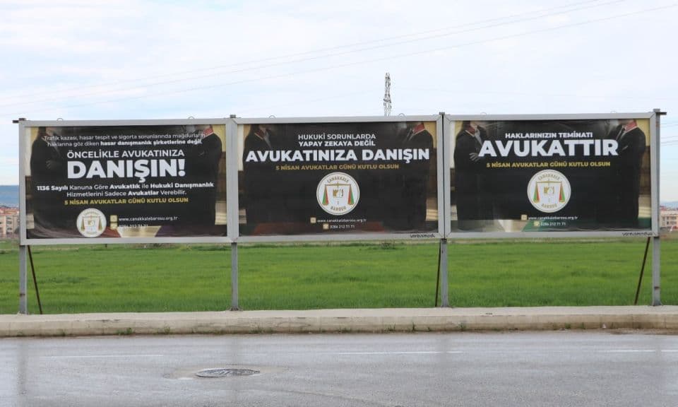 Çanakkale'de Avukatlar Günü için Farkındalık Çalışması
