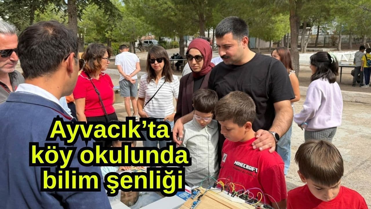 Ayvacık’ta Köy Okullarında Bilim Şenliği Gerçekleşti