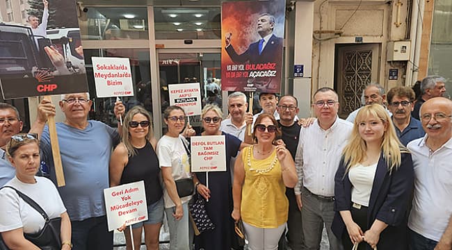 CHP KEPEZ BELDE ÖRGÜTÜ'NDEN ÇANAKKALE İL ÖRGÜTÜNE DESTEK