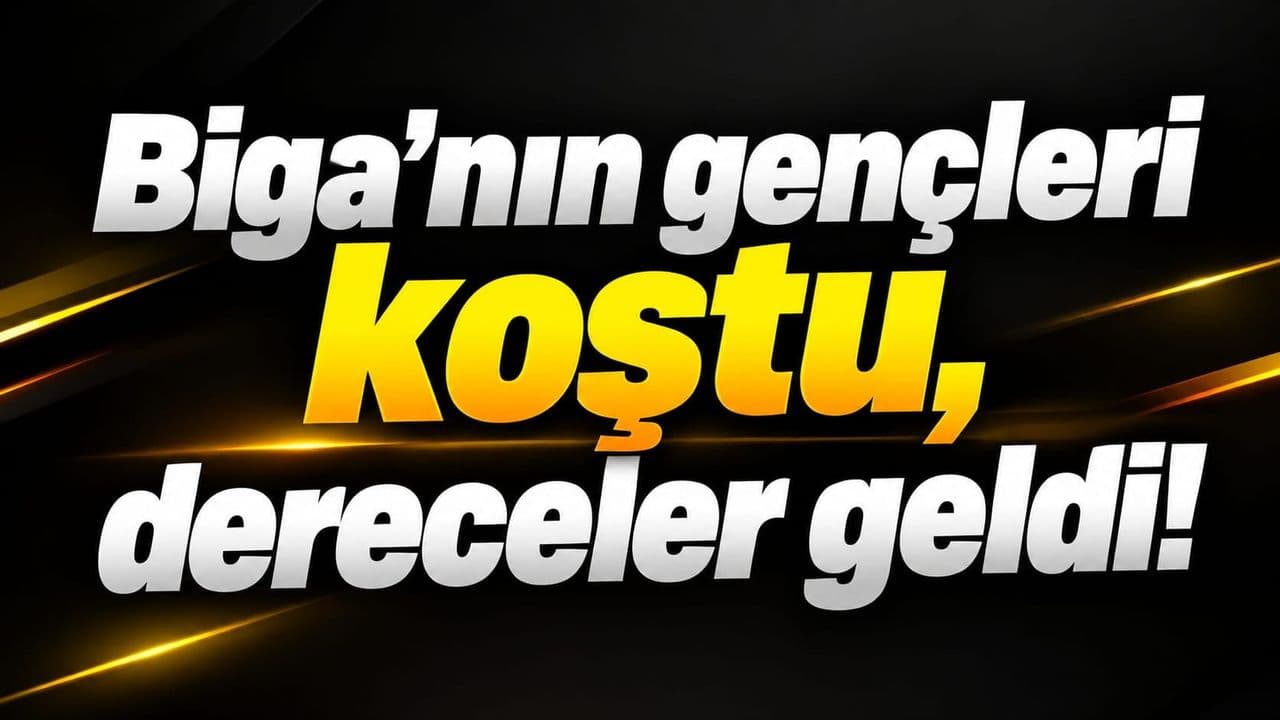 Biga’nın Gençleri Atletizmde Öne Çıktı: 2500 Metrede İki Önemli Derece