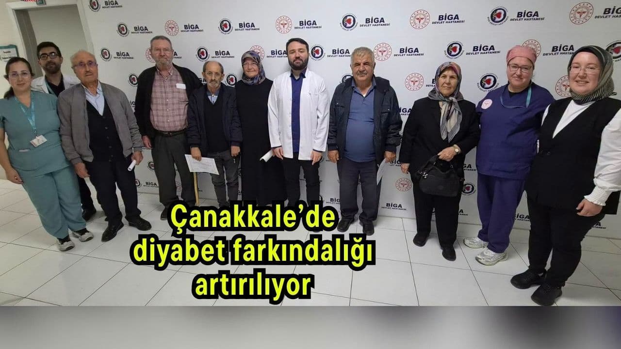 Çanakkale’de diyabet farkındalığı artırılıyor