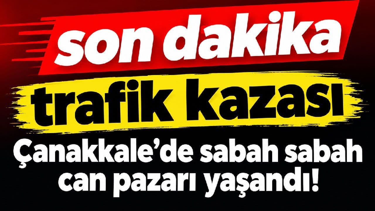 Çanakkale Biga‑Çan Karayolu’nda Sabah Kazası: Araç Takla Attı