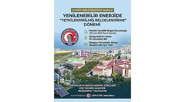 Çanakkale'nin Geleceğine Yön Veren Stratejik Hamle: ÇOMÜ'den Kritik Belgelendirme Atağı