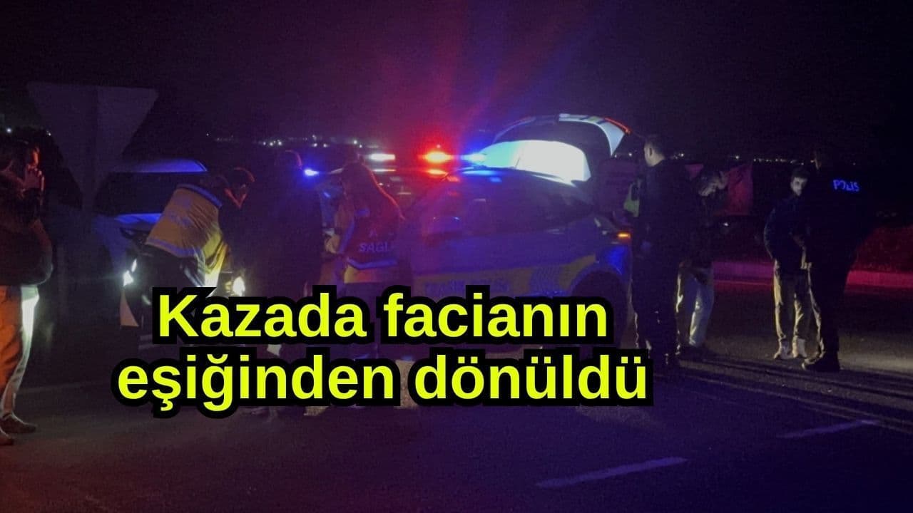Kırkkepenekli Kavşağında Araç Çarpışması: Facianın Eşiği Kaldırıldı (Video)