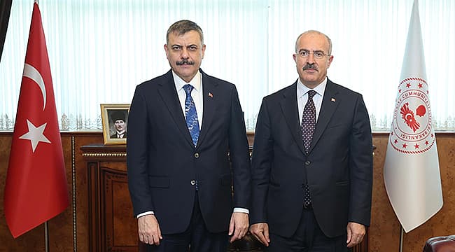 VALİ TORAMAN'DAN İÇİŞLERİ BAKANI ÇİFTÇİ'YE ZİYARET