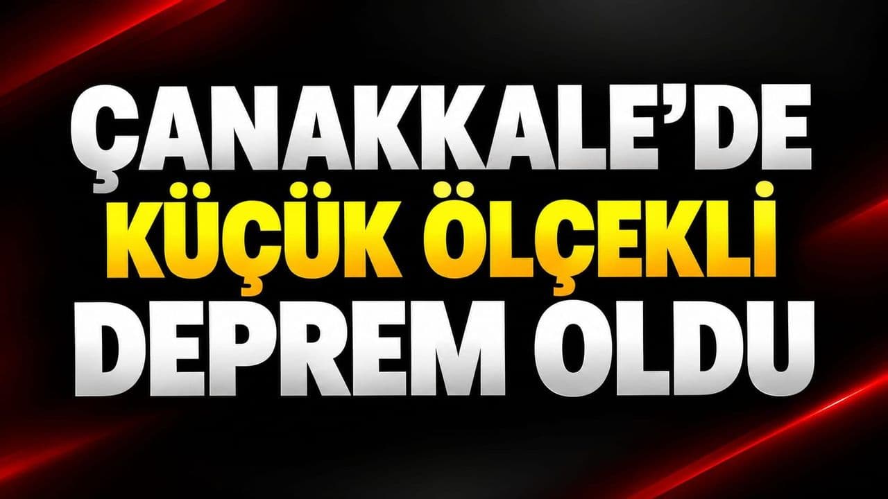 Çanakkale Bayramiç'te 2.5 Büyüklüğünde Hafif Deprem Gerçekleşti