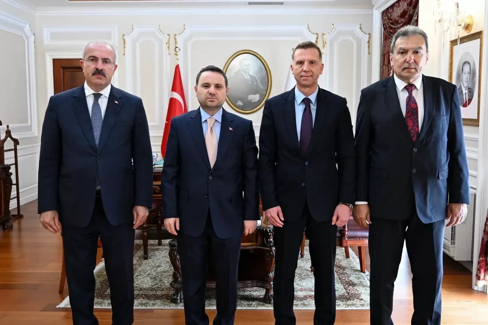 Çanakkale Valisi Ömer Toraman Adalet Bakanı Akın Gürlek'i Ziyaret Etti
