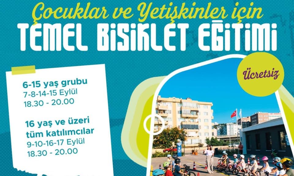 Çanakkale'de Belediye ve ÇABİP işbirliğindeki Temel Bisiklet Eğitimleri sürdürülüyor