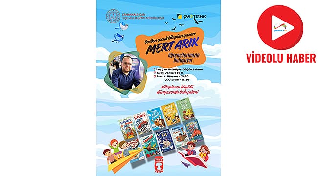 Çan'da Okuma Ateşi Yeniden Yükseliyor: Mert Arık İmza Gününe Çan2'den Anlamlı Katkı