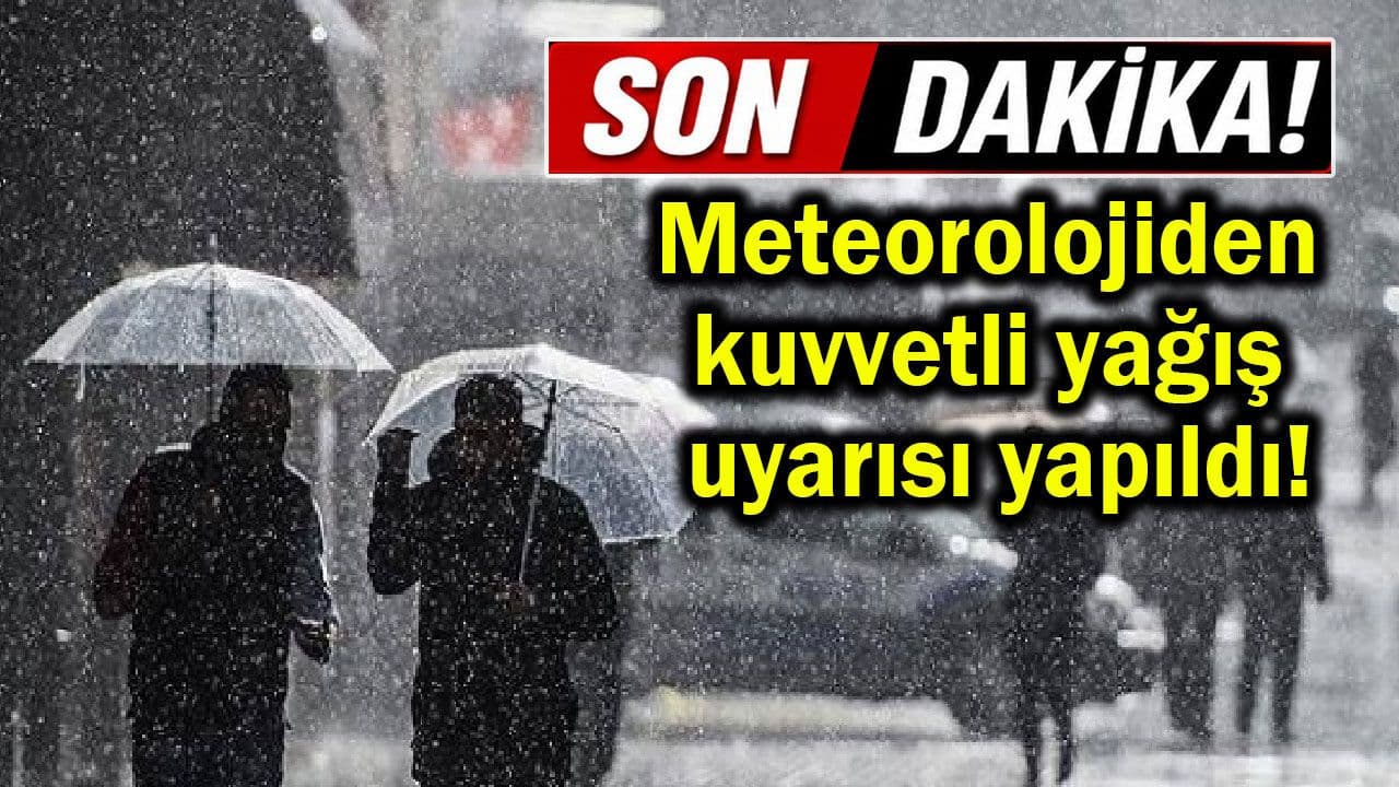 Meteoroloji: Çanakkale’de Kuvvetli Yağış Uyarısı