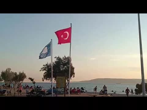 Sıcak Hava Dalgası Çanakkale'de Sahilleri Doldurdu