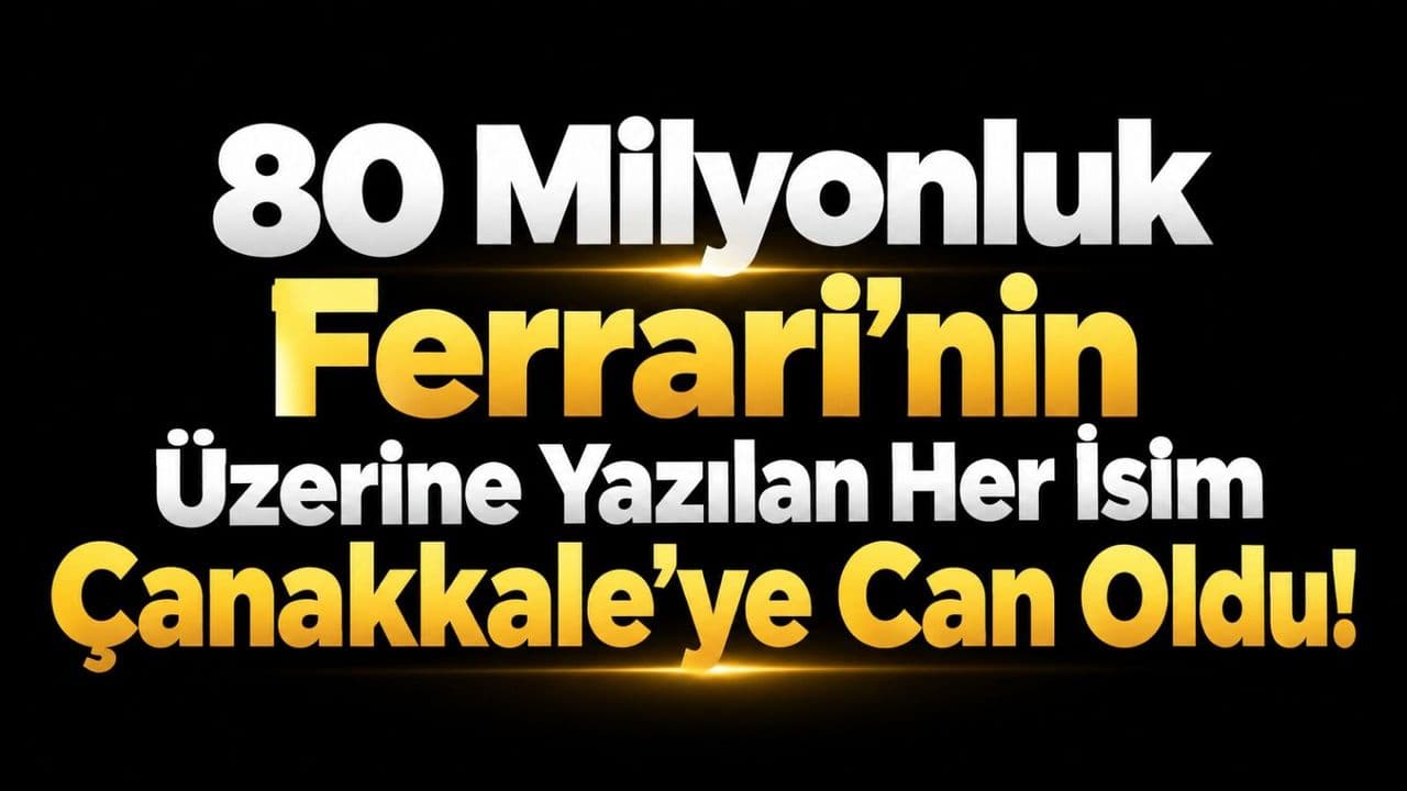 Ferrari SF90’da İmzalar Ormana Can Verdi: Çanakkale’de 10 Bin Fidan Hedefi Gerçekleşti