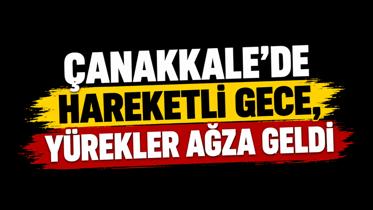 Hacılar Köyü’nde Tır Kazası: Çanakkale’de Yara Yok
