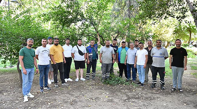 PARK VE BAHÇELER MÜDÜRLÜĞÜNDE EĞİTİM ÇALIŞMALARI SÜRÜYOR
