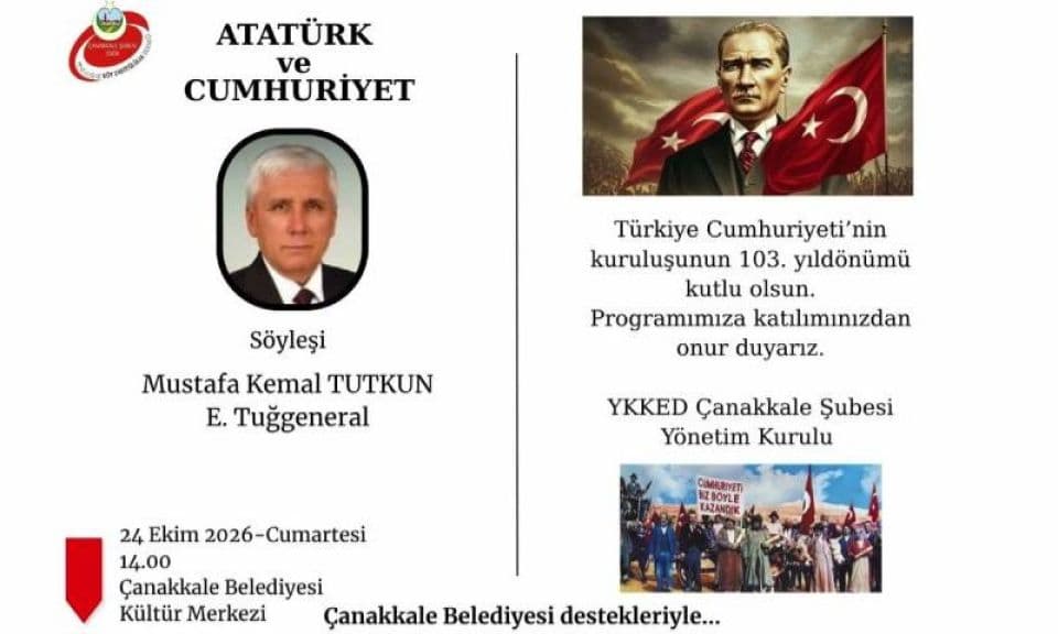 Cumhuriyetin 103. Yılına Özel Söyleşi: "Atatürk ve Cumhuriyet" Çanakkale'de