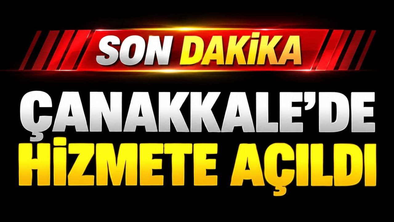 Çanakkale'de Karacaören ve Sarıcaeli Su Depoları Açıldı – Belediye Açılış Töreni