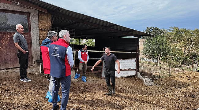Biga’da Kırsal Bereket Projesi Çanakkale’de Hayvancılığı Canlandırıyor