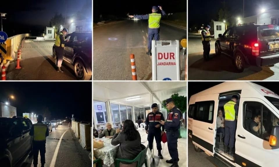 Çanakkale'de Jandarma Tarafından Gerçekleştirilen Eş Zamanlı Denetim