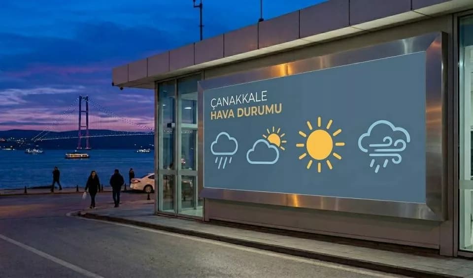 Çanakkale'de Bayramın İkinci Gününe Gök Gürültülü Sağanak Uyarısı
