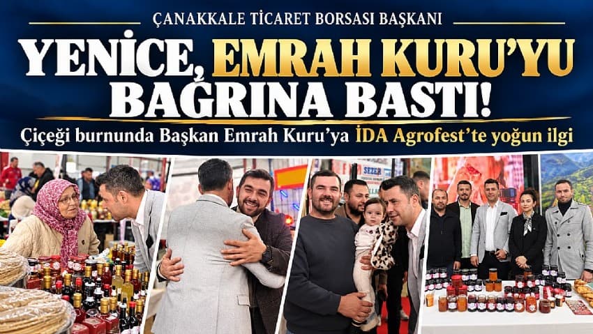 Emrah Kuru, Çiçeği Burnunda Yeniç’de Halkın Coşkusuyla Karşılandı