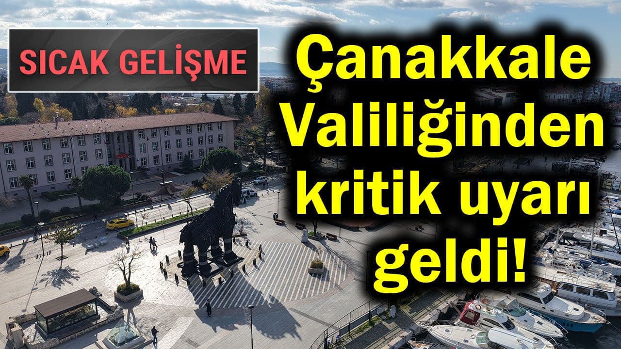 Çanakkale’de Kuvvetli Rüzgar ve Fırtına Uyarısı: Hazırlıklı Olun