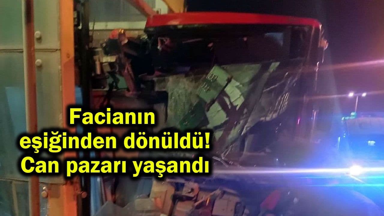 Çanakkale'de EGO Otobüs Kaza: 24 Yara, Şoför Kurtarıldı