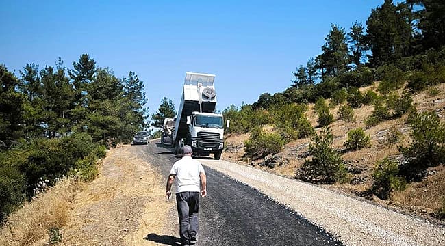 KIZILDAM GRUP YOLU'NDA ASFALT ÇALIŞMALARI BAŞLADI
