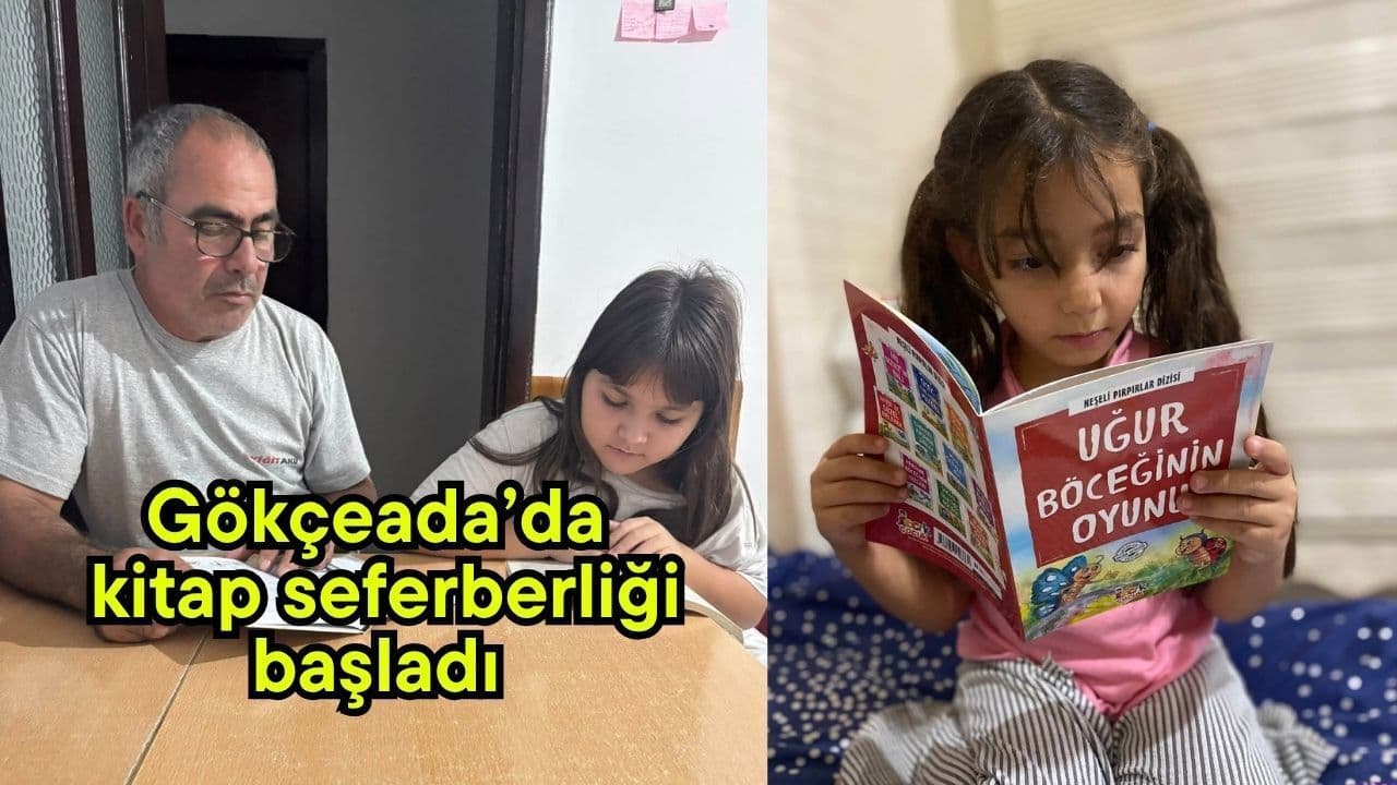 Gökçeada'da Kitapların Işığında Yeni Bir Dönem: "Ben Okuyorum, Gökçeada Okuyor" Hareketi Başladı
