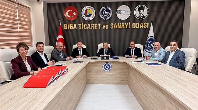 Biga TSO Yeni Yönetim Kurulu Toplantısı Gerçekleştirildi