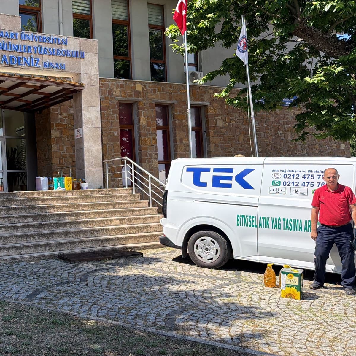 Gökçeada'da Yaz Sezonu Başından Bu Yana 5 Ton Atık Yağ Toplandı