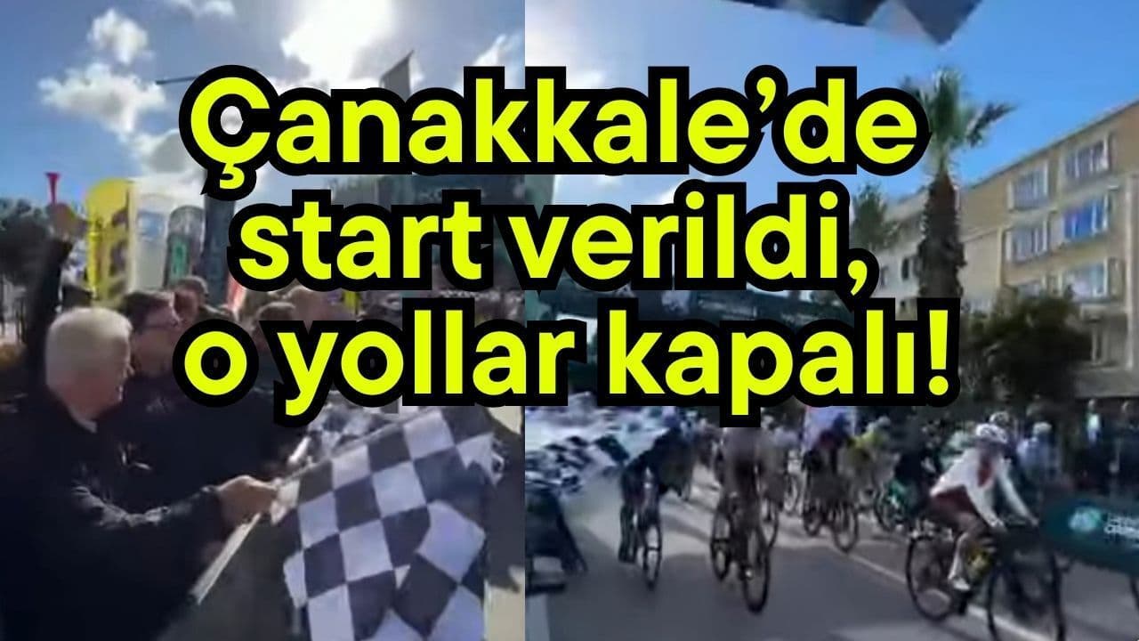 Gran Fondo Çanakkale’de Start Verildi, Yol Kapatma Saatleri Açıklandı