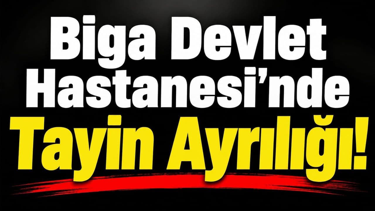 Biga Devlet Hastanesi'nde Duygusal Ayrılık: Röntgen Teknisyeni Mehmet Alper Dönmez'e Veda Edildi