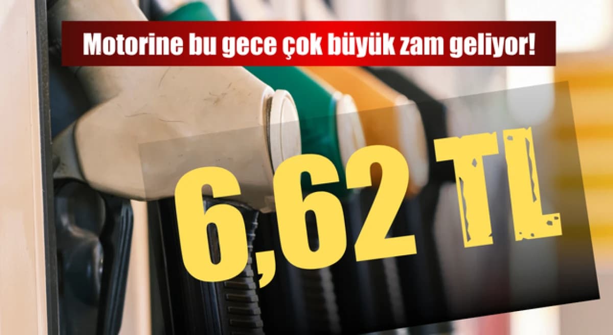Motorine bu gece çok geniş çaplı zam geliyor!