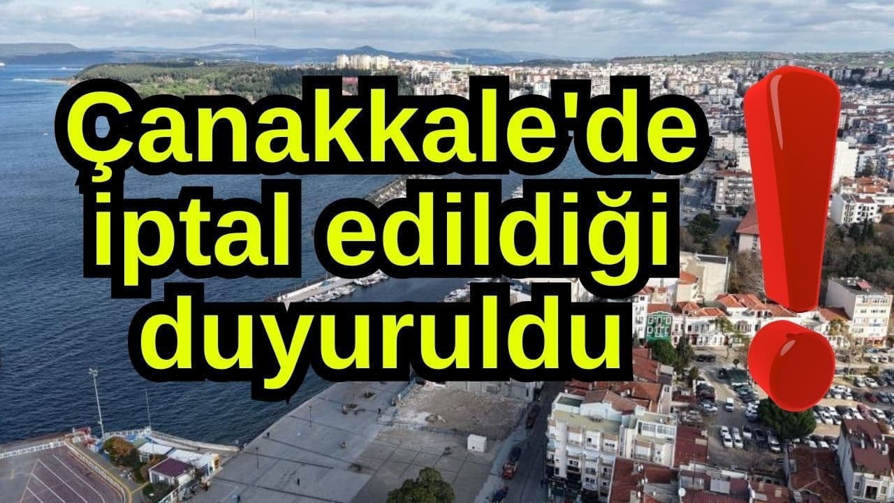 Çanakkale'de Planlanan DJ ve Klasik Müzik Konseri İptal Edildi