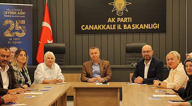 AK Parti Çanakkale İl Başkanlığı Yürütme Kurulu Toplantısı ve Volkan Findikli'nin Kadroya Katılımı