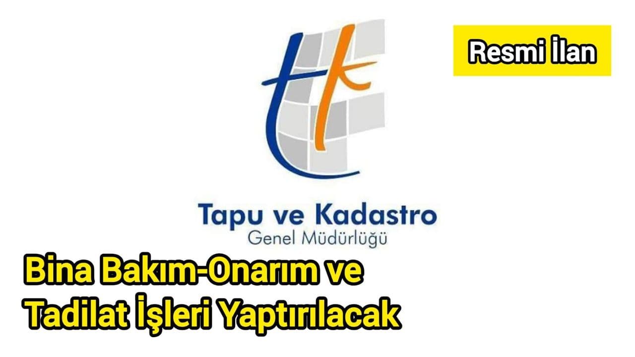 Çanakkale Tapu ve Kadastro Binası İçin Bakım‑Onarım ve Tadilat İhaleleri Açıldı