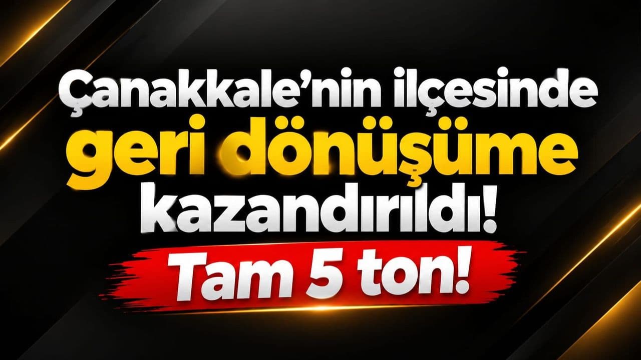 Gökçeada’da 5 Ton Bitkisel Atık Yağ Geri Dönüşümüne Kazandırıldı
