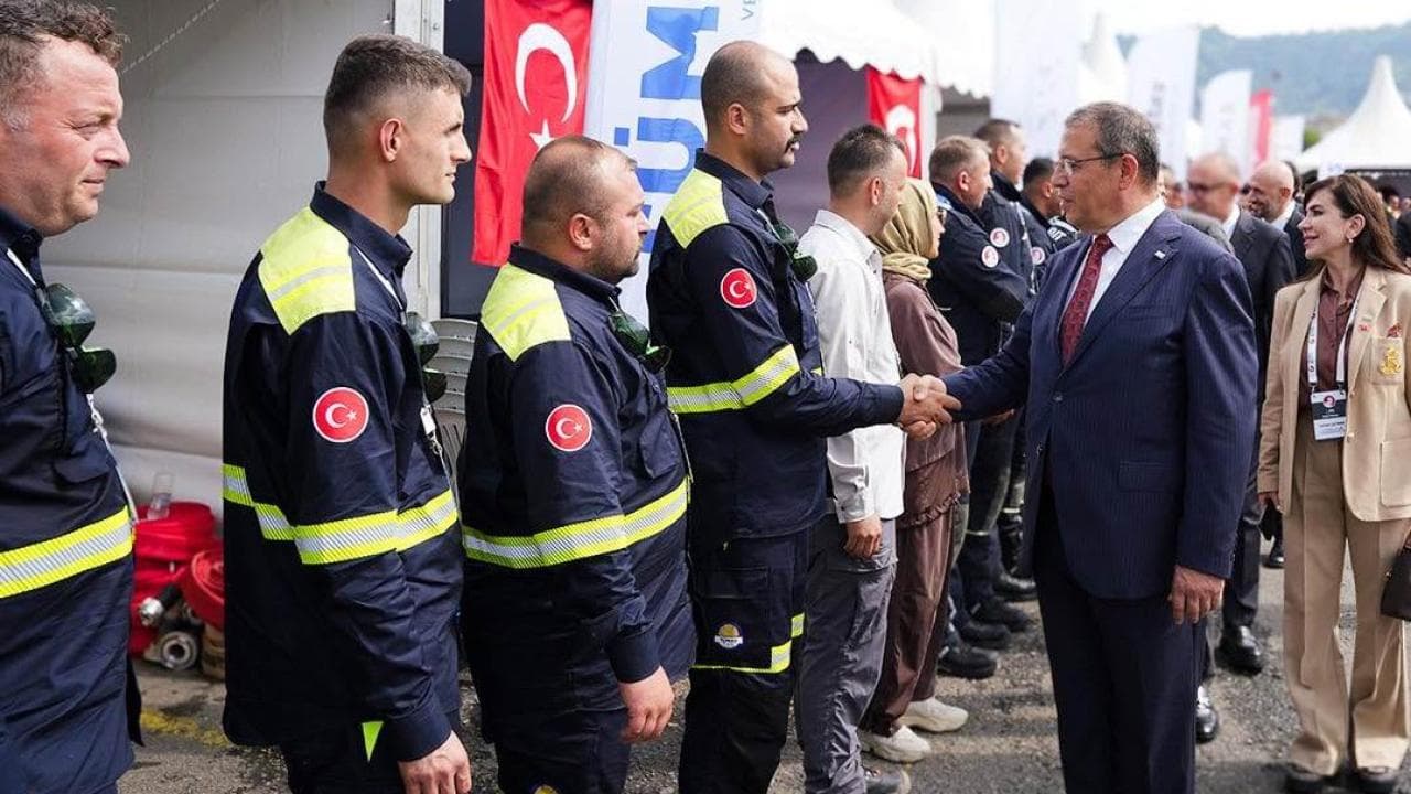 TÜMAD Arama Kurtarma Ekibi 4. Maden Kurtarma Yarışması'nda Rize'de Sahada