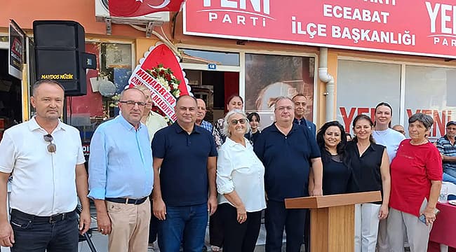 YENİ Parti Eceabat İlçe Başkanlığı Resmen Açildi