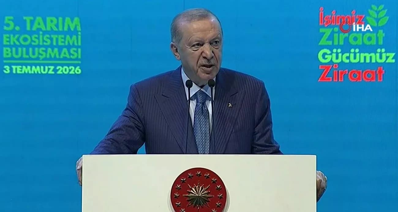 Cumhurbaşkanı Erdoğan: 42 ilimizde organize tarım bölgesini faaliyete geçiriyoruz