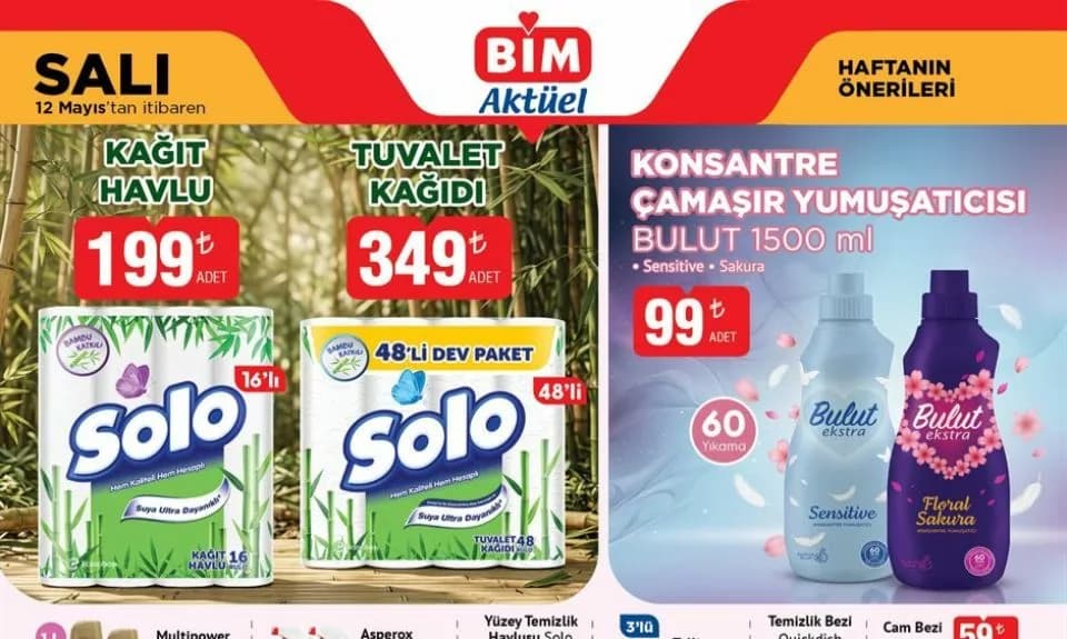 BİM'de Salı İndirimleri