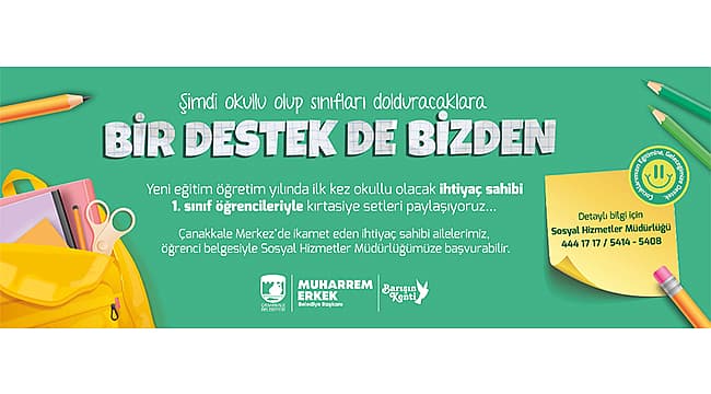 BİRİNCİ SINIF ÖĞRENCİLERİNE KIRTASİYE DESTEĞİ Çanakkale Belediyesi, yepyeni eğitim öğretim yılında ilk defa okula başlayacak ihtiyaç sahibi birinci sınıf öğrencilerine kırtasiye seti desteği sağlayacak. TAVUK VE YUMURTA ÜRETİMİ ARTTI 48 İLDE SUÇ