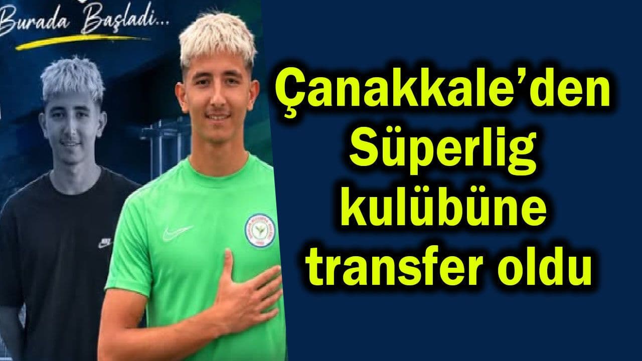 Çanakkale Futbolunun Gururu: Genç Yıldız Ali Taha Turgut, Süper Lig Ekibi Çaykur Rizespor'da!