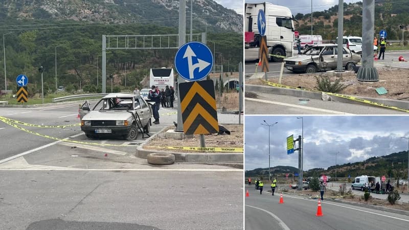 Çanakkale'de yolcu otobüsüyle otomobil çarpıştı: İki kişi hayatını kaybetti