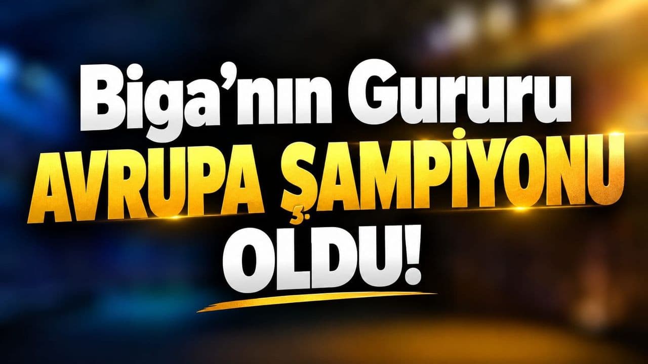 Biga'lı Fatma Belinay Ergin Avrupa Boks Şampiyonu Oldu
