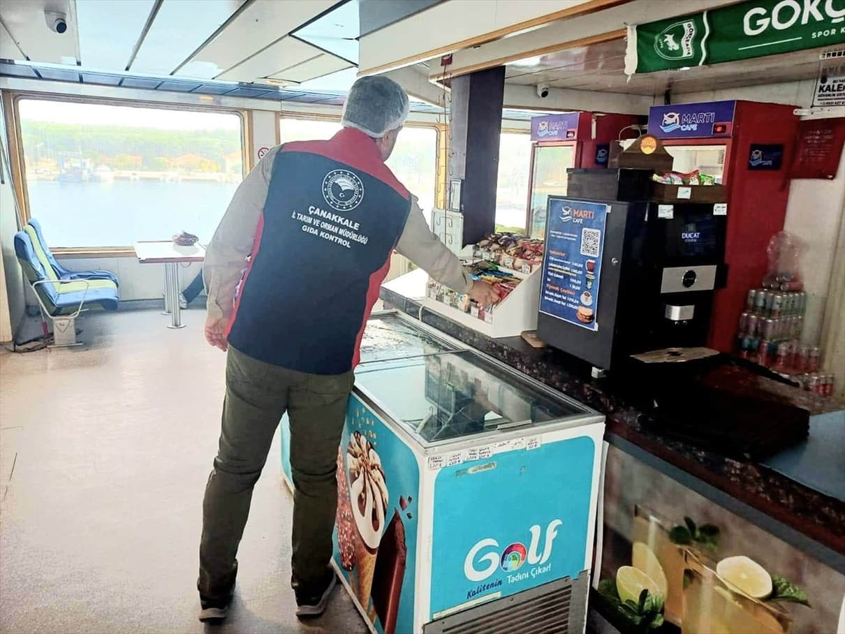 Çanakkale Feribotlarında Gıda Denetimleri Başladı