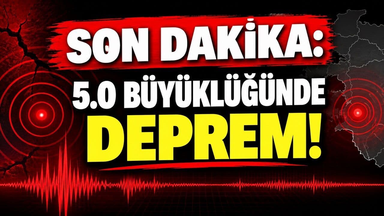 Ülkeyi Sarsan Anlar: Adana'da 5.0 Büyüklüğünde Deprem Meydana Geldi