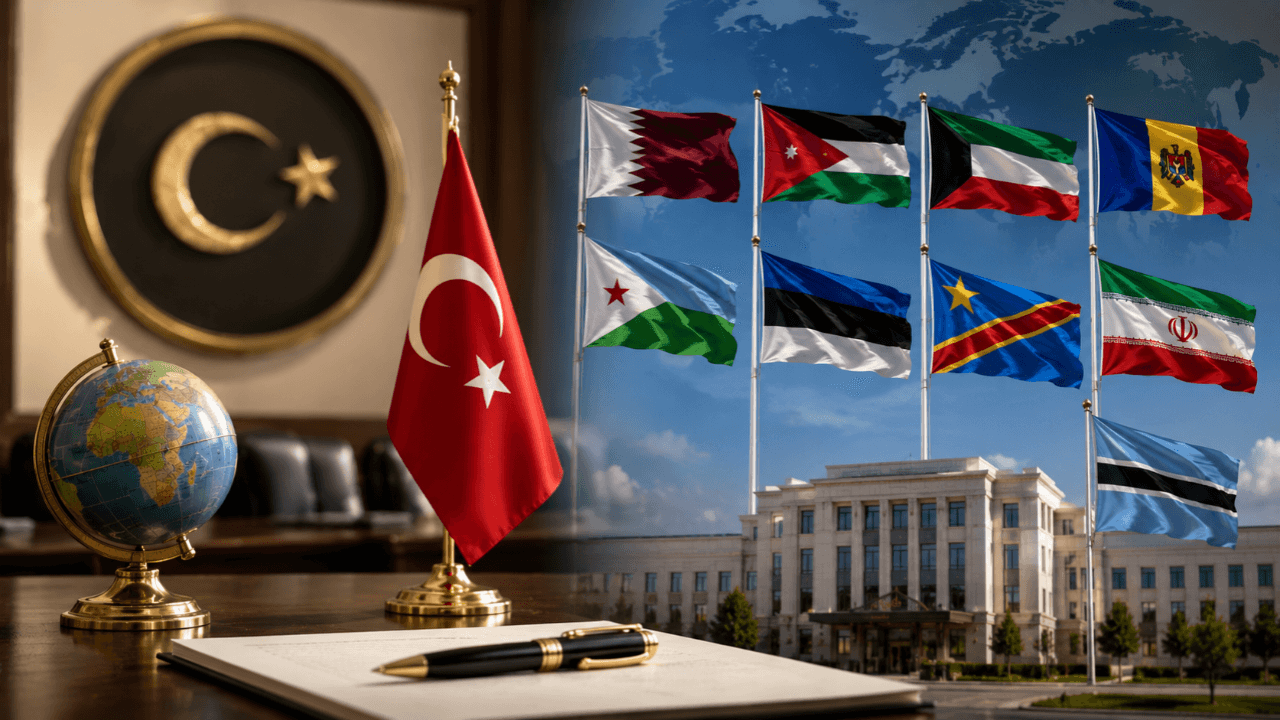 Erdoğan imzaladı! 13 ülkede büyükelçi değişti